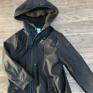 Fleece-lined Raincoat
